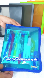 Book Case Map Dokumen A5 Resleting / Artline Map Zipper A5