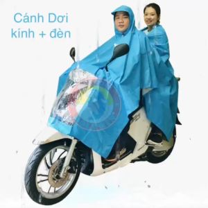 Áo Mưa CÁNH DƠI 1 Nón || Loại VÂN TỔ ONG - SIÊU NHẸ Chính Hãng DOLPHIN ( size 1m2 | 1m4 | 1m6 )