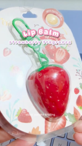 OBUSE Strawberry Lip Balm Made in Thailand | Moisturizing Lip Care | Long-Lasting Hydration