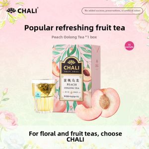 CHALI | Peach Oolong & Tieguanyin Flower Fruit Tea Bags  For Hot or Cold Brewing