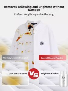 MONLEYTA | Whitening Agent Clothing Color Restoration Detergent Stain Removal Yellowing Removal Color Fixing Laundry Cleaning Supplies