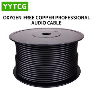 High-end audio cable coaxial HiFi oxygen-free copper mono signal cable for guitar and bass and loose cable