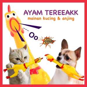 AYAM TERIAK MAINAN KUCING & ANJING