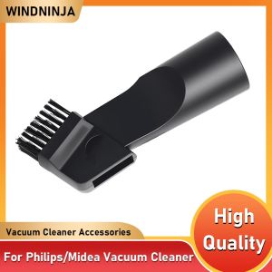 Universal 2 In 1 Flat Suction Brush Head Corner Dust Cleaning Tool For Philips/Midea Vacuum Cleaner 32mm Nozzle Cleaning Brush