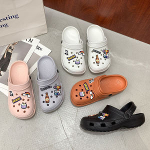 MONLEYTA | Home Slippers Mens Summer Indoor Soft Bottom Non-Slip EVA Large Size Outdoor Wearable Womens Clog Shoes Comfortable Feeling