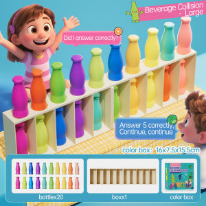 Fun Color Guessing Bottle For Parent-child Interactive Creative Board Game Childrens Early Education Memory Puzzle Toy