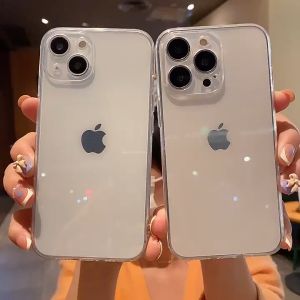 🔥HOHO🔥เคสใสใช้สำหรับไอโฟน เคสใสขอบเหลี่ยม ใช้สำหรับ iPhone 17 Air 16e 6 7 8 Plus + XS XR Max SE 11 12 13 14 15 16 17 Pro Max 14 15 16 Plus TPU Case  เคสใสคลุมกล้อง เคสไอโฟน เคสใสกันกระแทกค