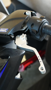 SEVEN SERIES BRAKE LEVER SET FOR LEXI 155 / AEROX V2 CNC ALLOY SILVER HANDLE CLUTCH LEVER FOR MOTORCYCLE
