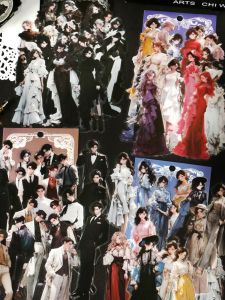 Loves Romance PET Stickers Anime Couple Characters Scrapbooking DIY Materials Decorative Paper Products Business Supplies