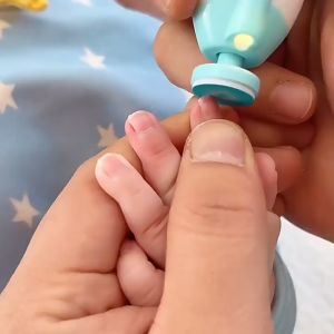 6 in 1 Electric Baby Nail Trimmer Set with LED Light Multifunctional Nail Trimmer for Baby or Adult