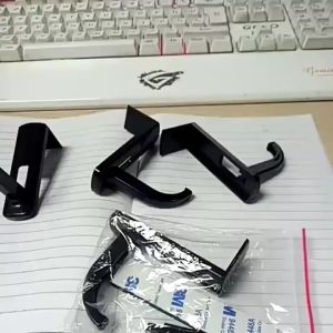 4pcs Headphone Headset Hanger Earphone Stick-on Hook Monitor Mount Stand Holder For Home Office