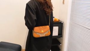 BJ58023 - BROWN/KHAKI TAS SLEMPANG HANDBAG TAS WANITA FASHION IMPORT MODIS ELEGAN TERMURAH TERLARIS TERBARU BAGSTORE JAKARTA TAS BATAM CR8023