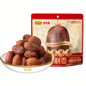 Haoxiangni | Táo Đen Không Hạt Đã Gọt Vỏ Hấp Nấu Ba Lần Snack Giàu Chất Xơ