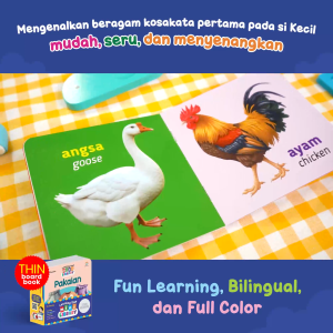 ISI 16 BUKU Learning Time Mini Library First Baby Book Bayi 0 6 12 Bulan 1 2 Tahun Kata Pertamaku