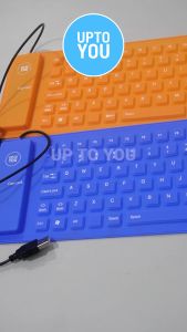 Keyboard Fleksibel USB Anti Air - Water Resistance Flexible Keyboard USB