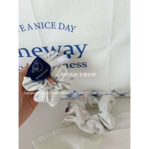 Oats Color Bear Hair Ties Korean Style Bun Knots Soft Cute Bear Hair Bands Hair Accessories for Women Girls