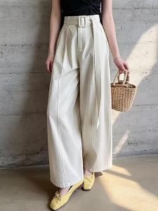 PIAOYA | Elegant High Waist Slimming Wide Leg Pants