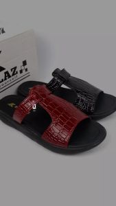 KAVILAZ True Style Yourself Sandal Wanita Wedges Motif Kulit Buaya Hak Tinggi 3 Cm Size 37-40