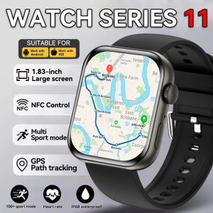 2025New Men Series GPS Track Smart Watch Women 1.83-inch Customized Dial NFC Heart Rate Bluetooth Call sports Fitness Smartwatch