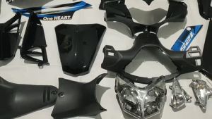 Full body+LAMPU supra x 125 merah