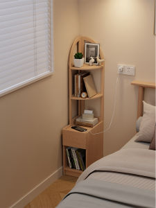 Space-saving Nightstand Bookshelf Shelf Organizer