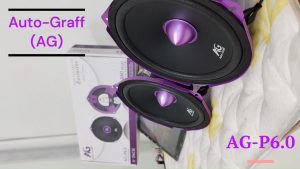 AG Auto-Graff AG-P6.0 6" 2-Way Car Audio Mid-Bass Speakers for Perodua/Proton - Plug & Play 480W Max Power