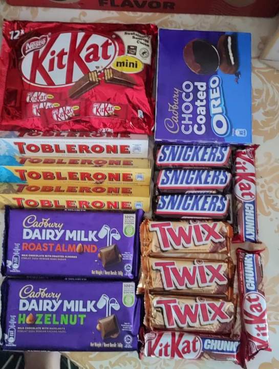 Bundle Of 3 Turin Chocolate Filled Tubes - Assorted Chocolate Sweets From Mexico | Party Dessert