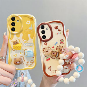 เคสโทรศัพท์มือถือ Samsung A35 5G ดีไซน์น่ารักสำหรับสาวๆ ป้องกันรอยนิ้วมือและตกแต่งด้วยตัวละครสัตว์น่ารัก
