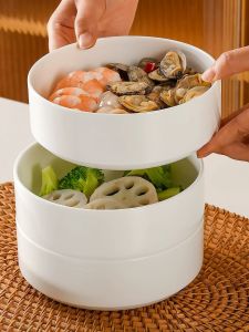 Deepening Stacking Multi-purpose Steaming Bowl 6 inches