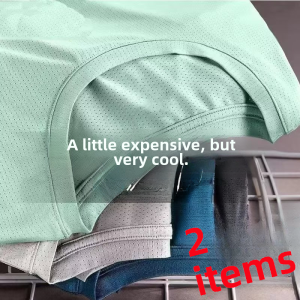 Ice Silk Quick Dry Short Sleeve T-Shirt Women's Summer Breathable Cool Mesh Loose Casual Top Thin Polyester Fiber Round Neck