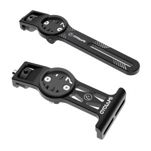 [joyonline]Adjustable Speedometer Bracket Wear Resist Lightweight Bike Computer Stand Waterproof for Bicycle Flashlight Stem Stand