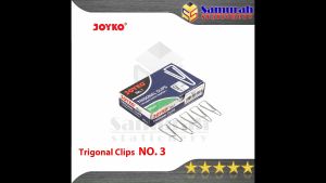 Trigonal Paper Clips No 3 Joyko Per Box isi 10 pak  / Clip Penjepit Segitiga No.3 / Klip Jepit Kertas Berkas