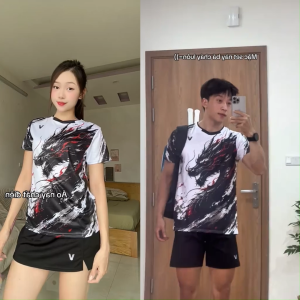 Áo Cầu Lông Quần Cầu Lông Bộ Cầu Lông Nam Nữ Chuyên Nghiệp Vải Thoáng Khí A1040 - V Badwear