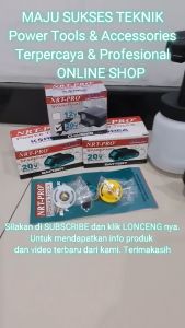 NRT-PRO SC820DC Spray Gun Cordless 20V Alat Semprot Cat Baterai Batre SprayGun SC 820 DC SC820 820DC