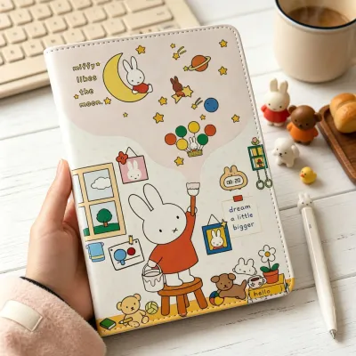 Miffy | B6 Miffy Cute Notebook Kawaii Cartoon Illustration Colored Pages Student Journal Diary Planner Gift Stationery School Supplies