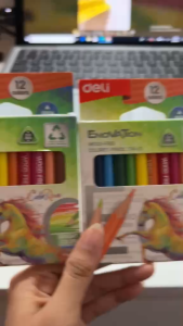 🖍️ Hộp Bút Chì Màu Deli EnoVation 12 Màu – Sáng Tạo Không Giới Hạn