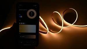 Tuya Zigbee CCT COB LED Strip 12V 1m 2m 3m 5m 10m FOB Flexible Dimmable Tape 2700K to 6500K Lighting for Alexa Google Assistant