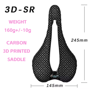 ELITAONE 3D Printed Ultra Light Saddle Carbon Saddle Carbon Rails MTB Carbon Saddle 160g