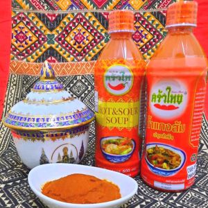 น้ำแกงส้มปรุงสำเร็จ ตราครัวไท 500ml (3ขวด)
