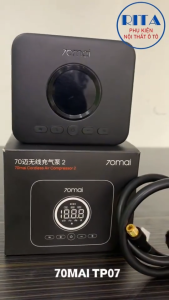Bơm Lốp Không Dây 70Mai TP07 - Pin 5.200 mAh - Hàng Chính Hãng 70Mai Vietnam - Bảo Hành 6 Tháng