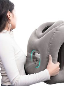 Đệm Hơi Du Lịch Máy Bay Đệm Du Lịch Cầm Tay Đệm Du Lịch Đệm Hơi Đệm Ngủ Đệm Cổ Đệm Mềm Đệm Cứng Đệm Thoải Mái Đệm Du Lịch