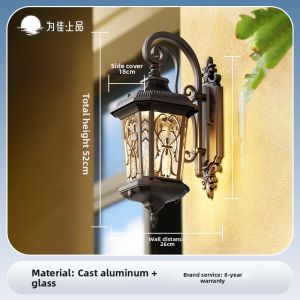VINCAN | Solar Waterproof Outdoor Wall Light