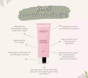 { SUPER } isi 75 ML || MASKER MALAM WGmask || anti jerawat|| Anti kerutan|| Lacoco Water melon|| Lacoco Sleeping Mask || lacoco glow NASA