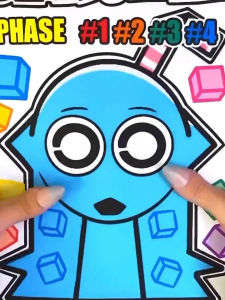 Bộ Đồ Chơi DIY Mới Cho Trẻ Em Box Rhythm Ice Sister Tập Trung Trí Tuệ Thủ Công Sáng Tạo Hỗ Trợ Phát Triển Kỹ Năng Gấp Giấy Và Cắt Giấy