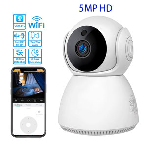 V380pro Indoor WiFi CCTV 5MP 1296P HD Wireless IP PTZ Night Vision 2 Way Audio Motion Detection Security Camera