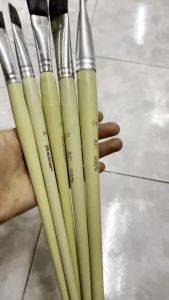 เบอร์ 14-24 พู่กัน แบน สีน้ำมัน สีอะคริลิค มะยุระ ราคา/ด้าม