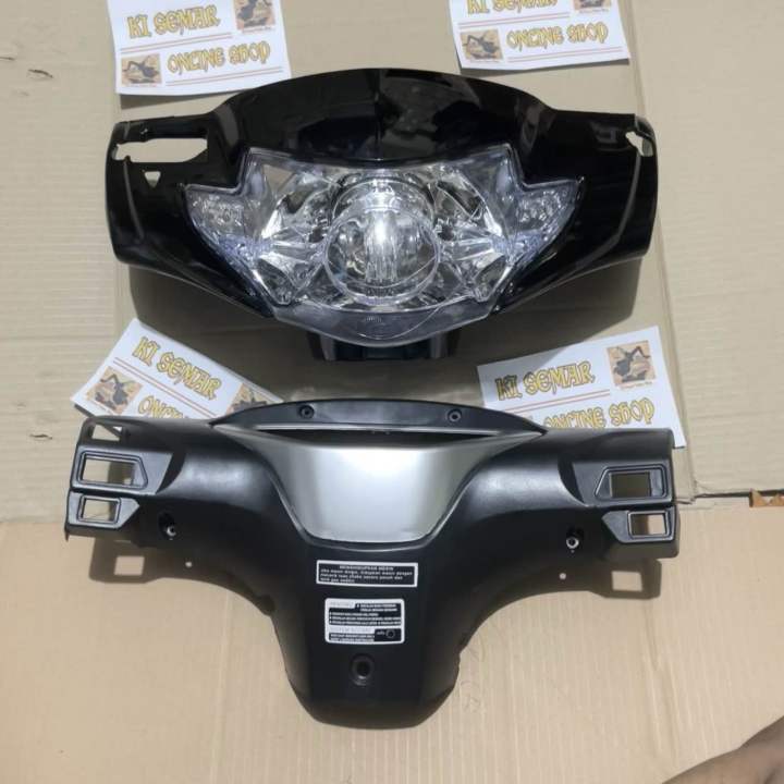 paket cover batok lampu depan belakang honda supra x 125 lama