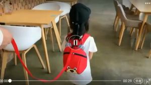 Anti-lost Kids School Bag Cartoon Cute Schoolbag Large capacity Backpack For girls boys