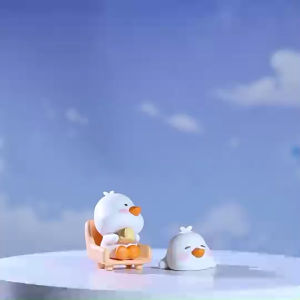 เป็ดอ้วนแสนสุข [ เซต 6 ชิ้น ] ตุ๊กตาจิ๋ว โมเดลจิ๋ว แต่งสวน ตุ๊กตาแต่งสวนจิ๋ว ตุ๊กตาจัดสวนถาด