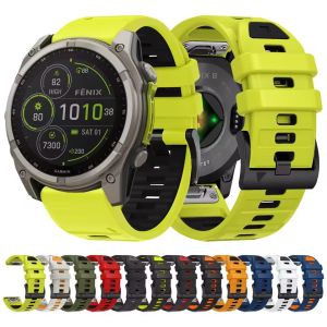 QuickFit 22mm Silicone Strap For Garmin Fenix 7 7 Pro 6 6 Pro 5 Plus Epix Instinct Forerunner 935 Watchband Replaceable Bracelet